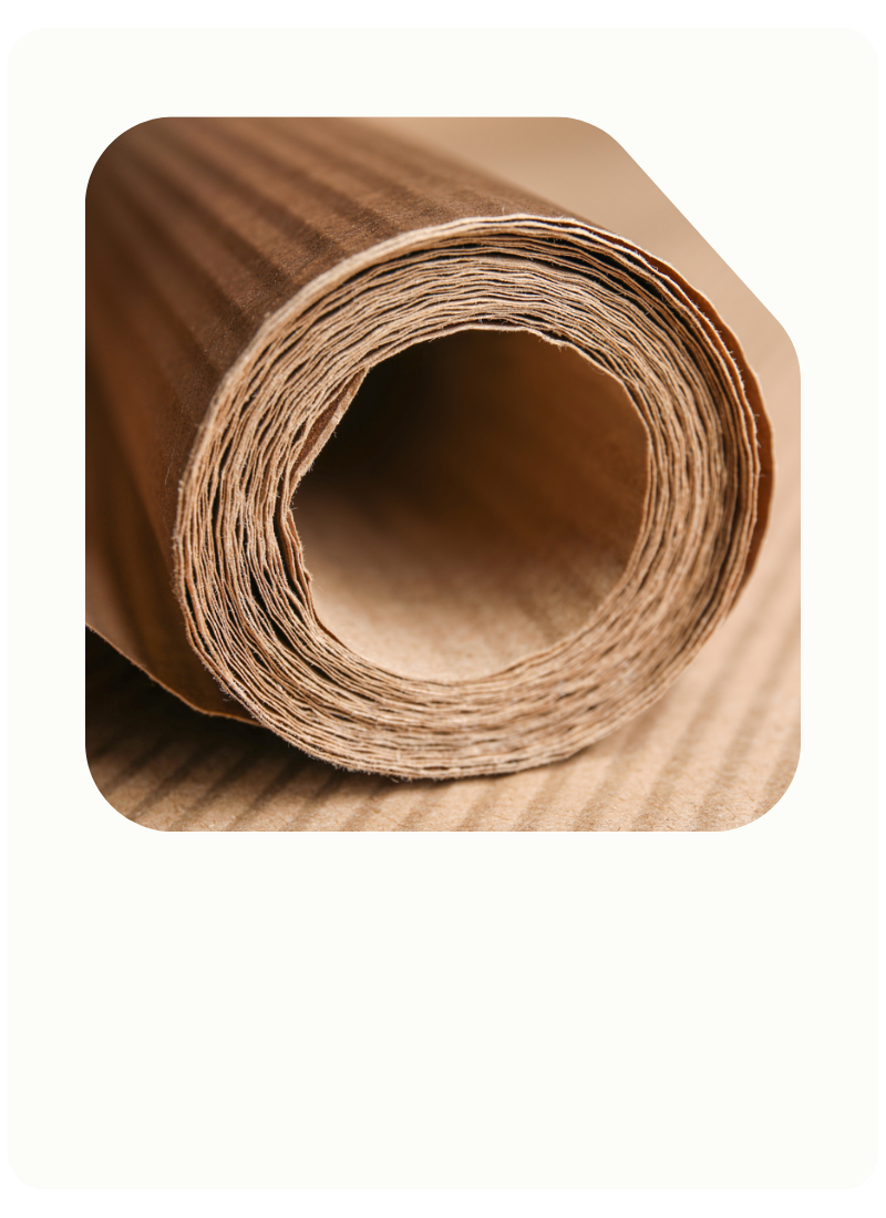 2 ply corrugated rolls